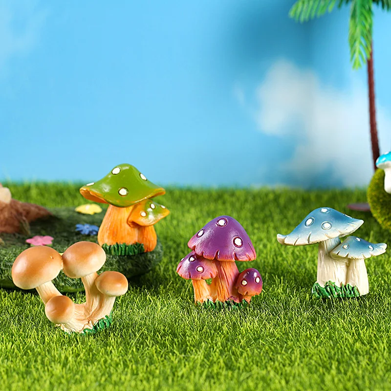 9 Stiluri de 1 BUC Simulare Ciuperci Figurine Vii Drăguț Miniatură Micro Peisaj Peluze Ghivece de Plante Gradinarit Decorare . ' - ' . 1