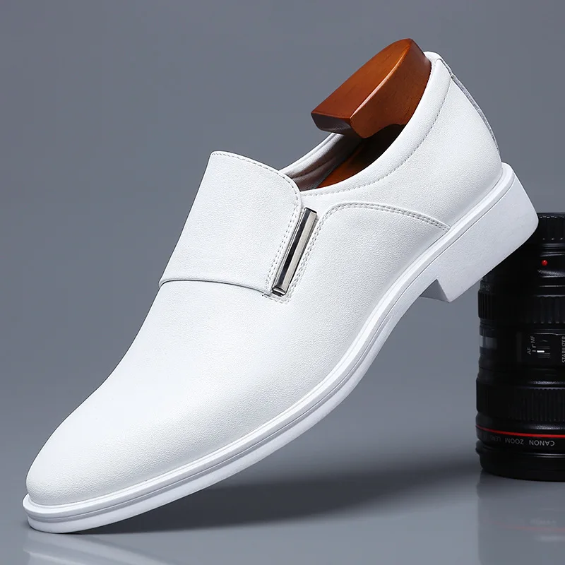A subliniat Toe Split din Piele Barbati Casual Formale Mocasini de Afaceri de Nunta pantofi Oxfords zapatillas de hombre de Moda Rochie de Pantofi . ' - ' . 1