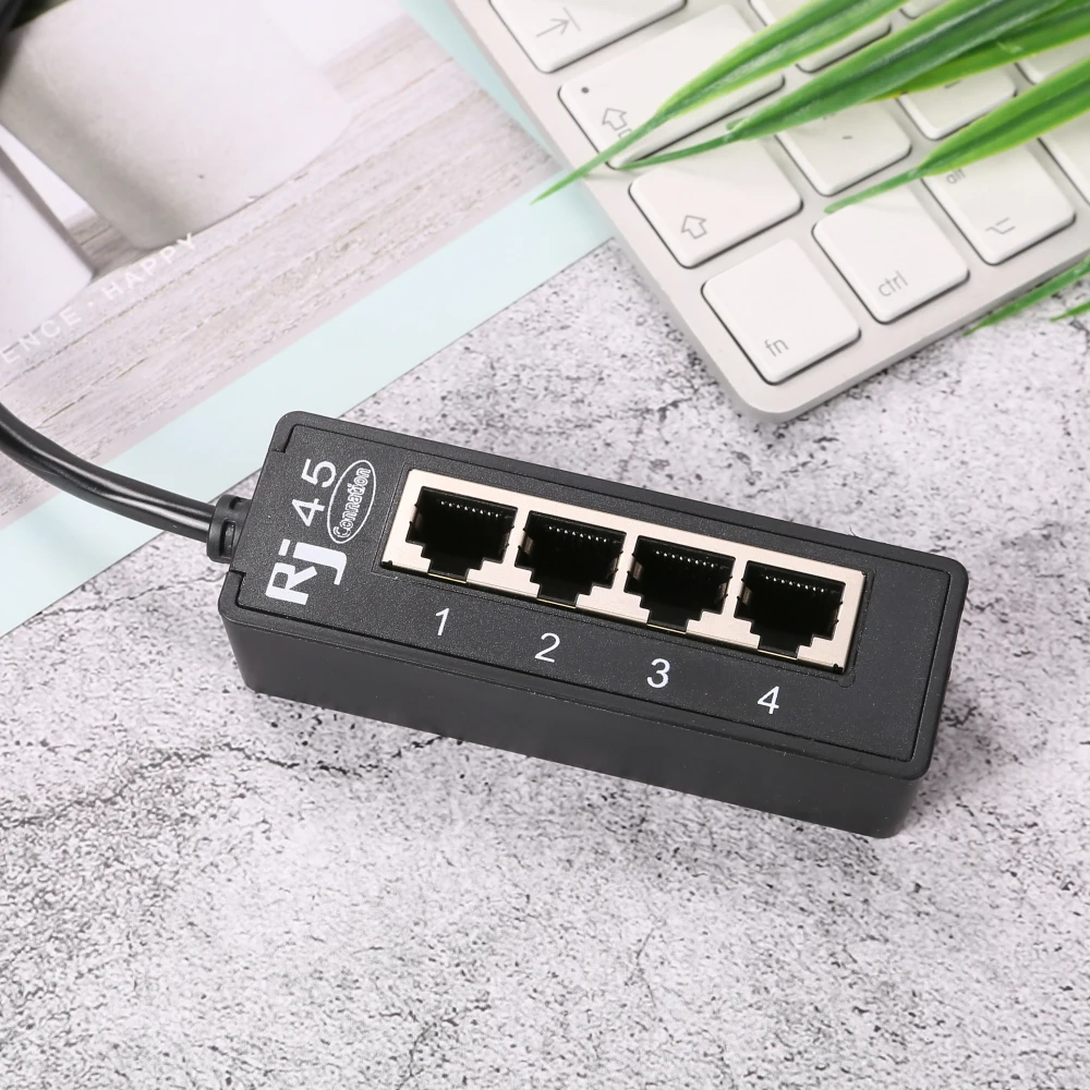 Accesorii Rețea De Vânzare Cele Mai Bune De Rețea Îmbunătățită Performanța Design Robust Convenabil Rețea Ethernet Splitter Splitter . ' - ' . 1