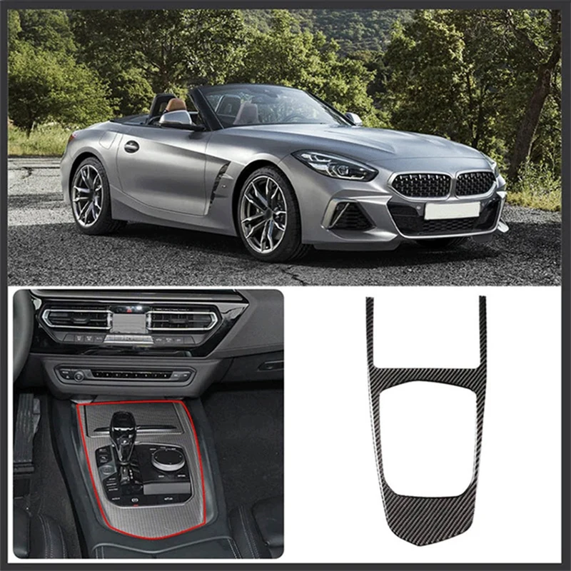 Central Schimbătorului de Viteze Cutie cu Capac Panou Pentru BMW Z4 G29 2019-2022 Mașină de Decor Interior de Înlocuire Autocolant . ' - ' . 1