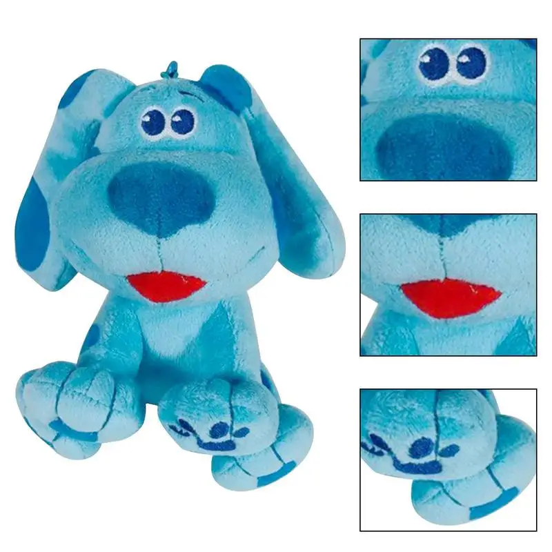 Copii Albastru Câine Jucărie De Pluș Animale Păpușă Jucărie Moale Perna Moale Confortabil, Drăguț Și Distractiv Papusa Cadou Perfect Pentru Craciun . ' - ' . 1
