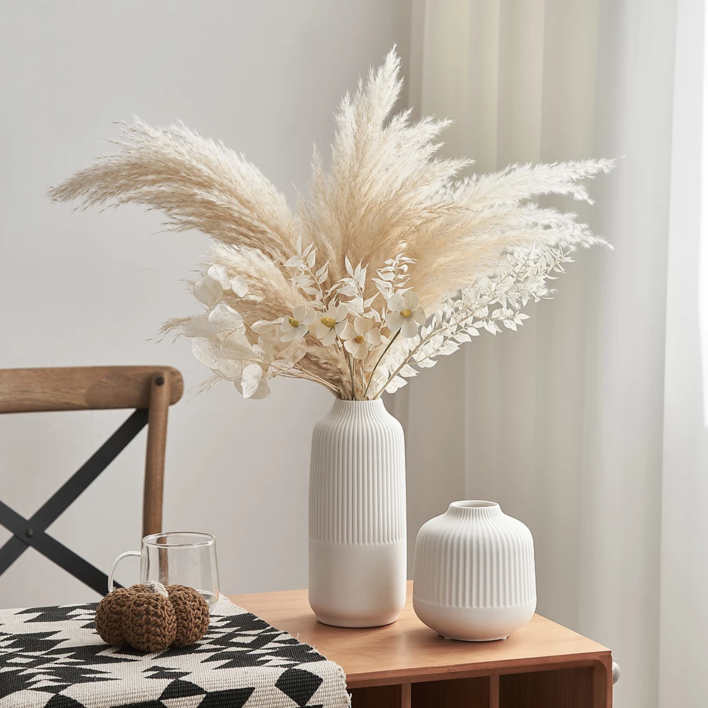 Design Modern Decor Simplu Vaza Ceramica Birou, Cameră Decor Birou Nordic Living Desktop Flori Uscate Vaza masă de Nuntă vaza . ' - ' . 1