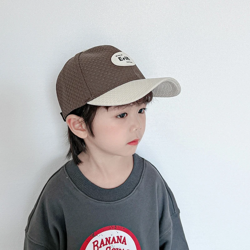 Doitbest Primavara Boy Fata de Capac de Baseball ERIK Litere Eliptice eticheta Copil Pălării de Soare Toamna Copii Copilul a Atins Sepci Snapback Gorras . ' - ' . 1
