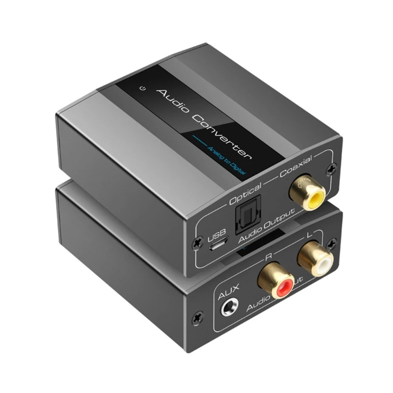 F19C Convertor Digital Analog RCA Să Optic + Cablu Optic Adaptor . ' - ' . 1
