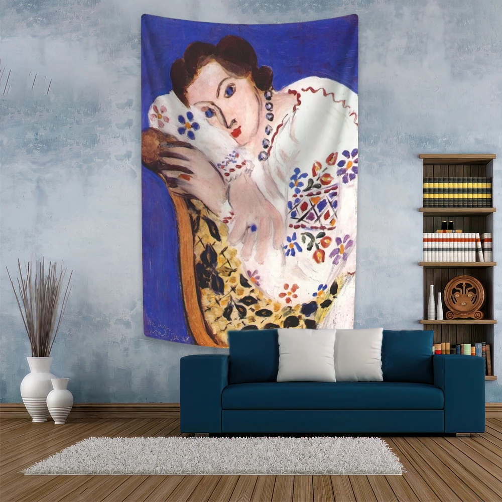 Henri Matisse Tapiserie Fovismul Art Tipărite De Fundal Agățat De Perete Care Acoperă Dormitor Decor Acasă Canapea Pătură . ' - ' . 1