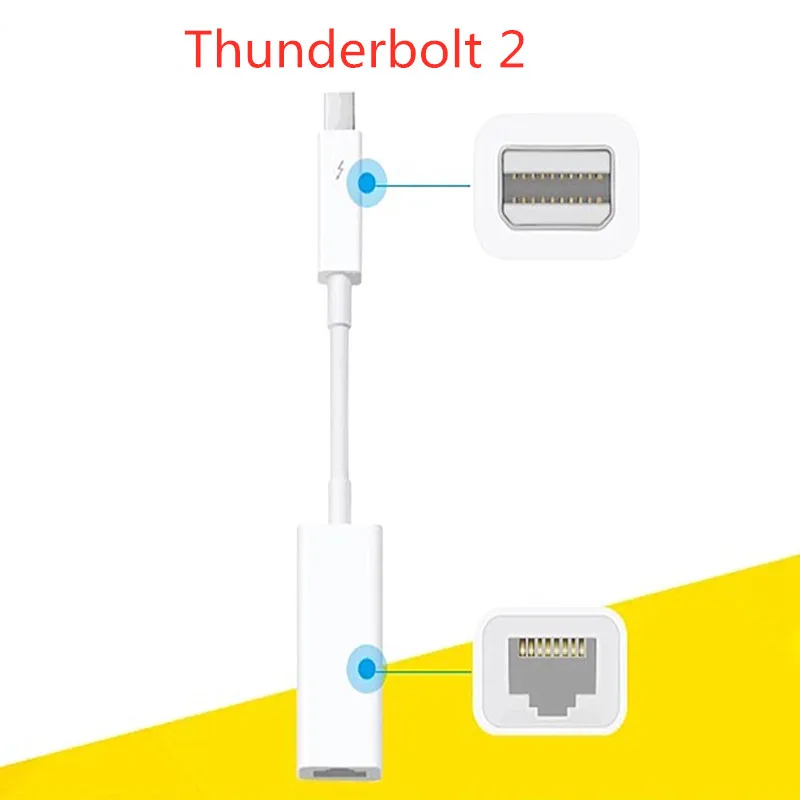 KHY Thunderbolt 2 Gigabit Ethernet Converter Apple Lightning Port Convertor RJ45 Sârmă Converter A1433 . ' - ' . 1