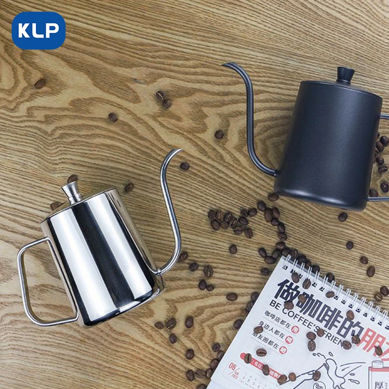 KLP se Toarnă peste filtru de cafea Agățat de ureche din oțel Inoxidabil de uz casnic lung cioc bine gura fierbător picurare fierbător . ' - ' . 1