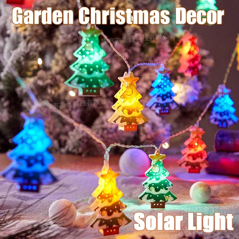 LED-uri în aer Liber, Solar Crăciun Snowmans Lumini Creative Racord Elan Șir de Lămpi de Vacanță Scena Draperii Grădini Decor Petrecere . ' - ' . 1