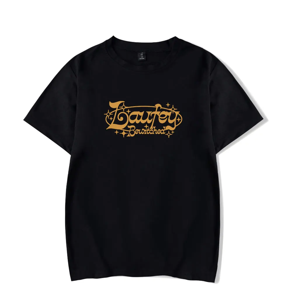 Laufey Cosmic Copilul Maneci Scurte Tee Femei Bărbați Crewneck Moda T-shirt . ' - ' . 1