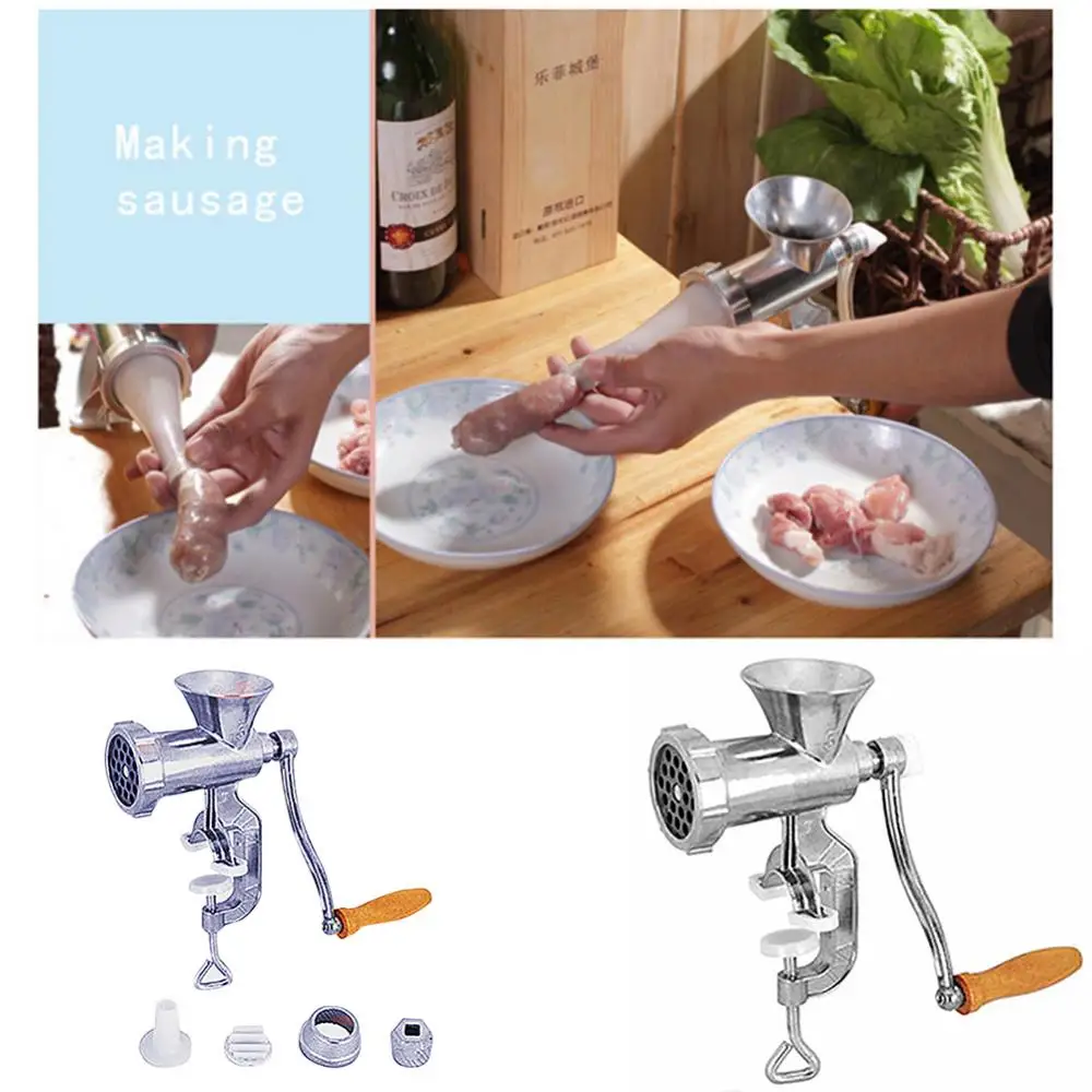 Manual de Tocat Carne & Mezeluri Feluri de mâncare cu Taitei Handheld Face Gadget-uri Tocat Filtru de Paste Manivela Acasă pentru Bucătărie, ustensile de bucătărie . ' - ' . 1