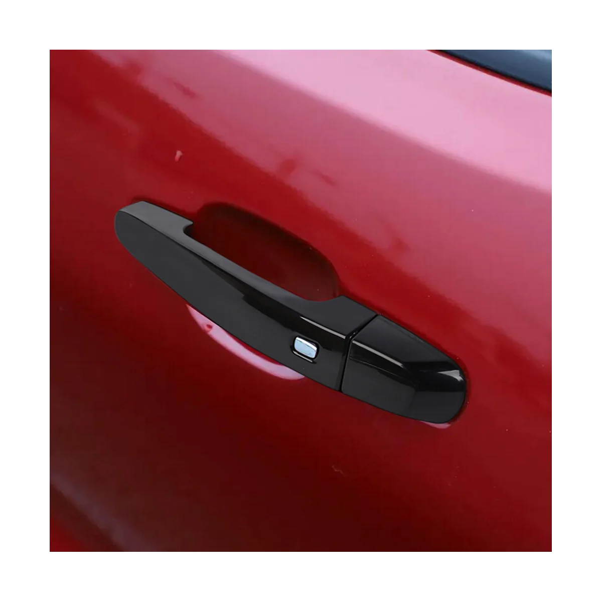 Mânerul Exterior al Portierei Capac Ornamental pentru Chevrolet Camaro 16-20, Negru . ' - ' . 1