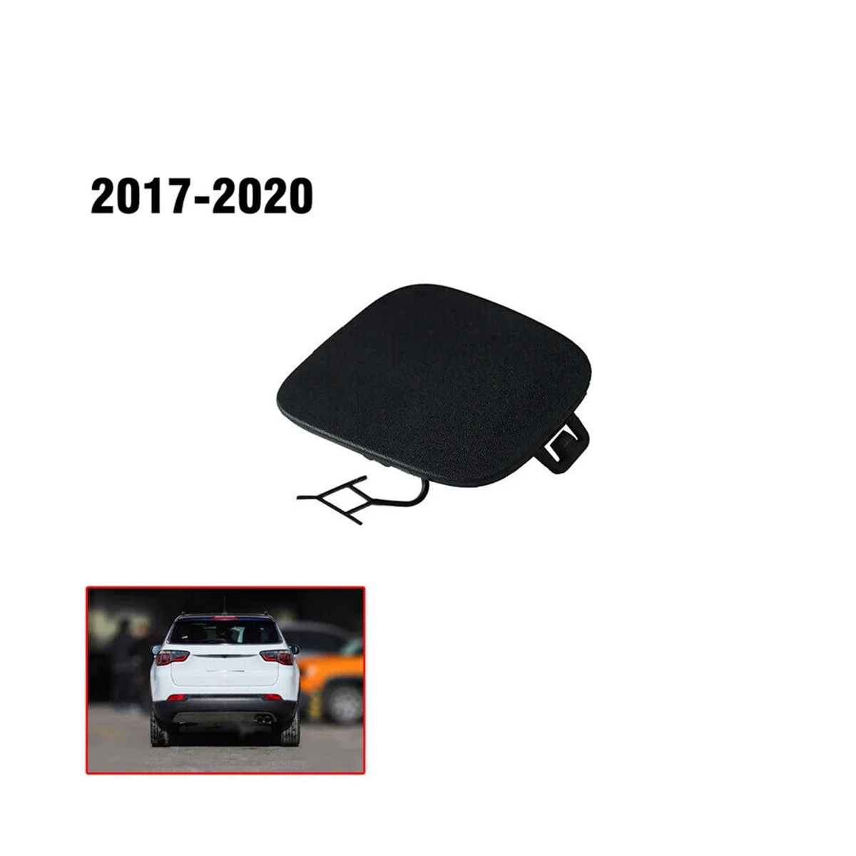 Pentru 2017-2021 Jeep Compass 5UP67RXFAB Bara Spate Cârlig de Remorcare Ochiul Capac de Acoperire . ' - ' . 1
