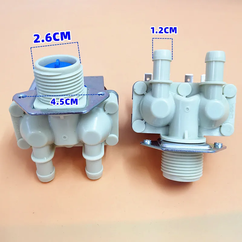 Pentru Midea / Msi / LG mașină de spălat cu tambur supapa de admisie a apei părți FPS180 cap dublu electrovalvei de admisie a apei comutator . ' - ' . 1