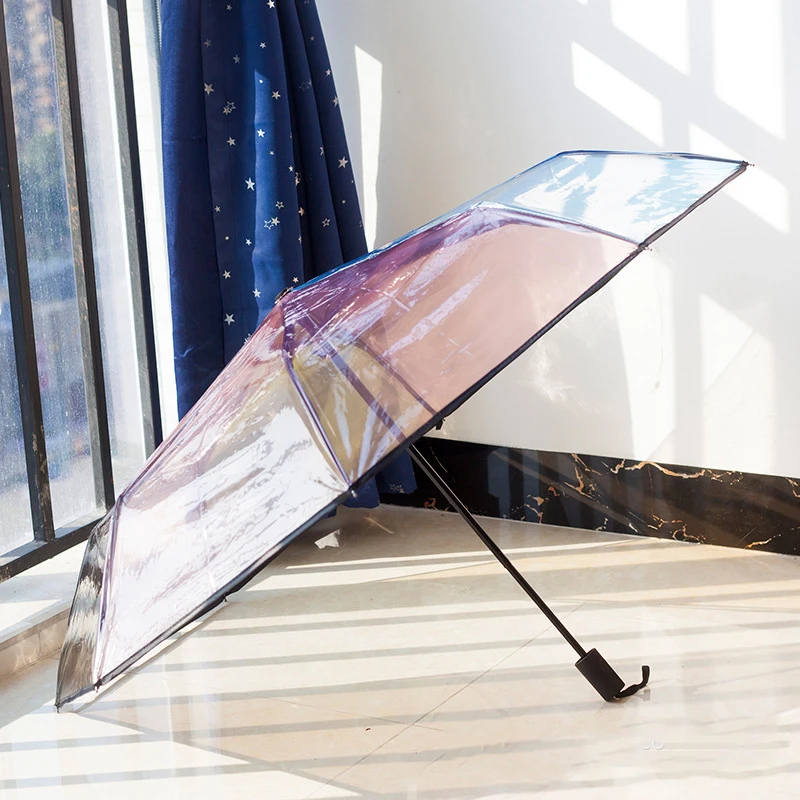 Pliere automată Umbrelă Transparentă Windproof Femei Bărbați 8K Impermeabil Umbrele Paraguas . ' - ' . 1