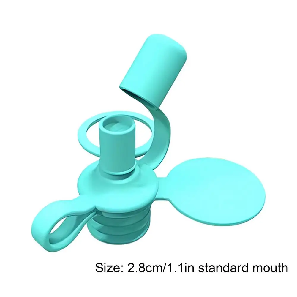 Portabil Sticla pentru Apa Capac Silicon Sticle de Sus Cioc Adaptor de Înlocuire pentru Copii Pentru Copii mici, Copii și Adulți . ' - ' . 1