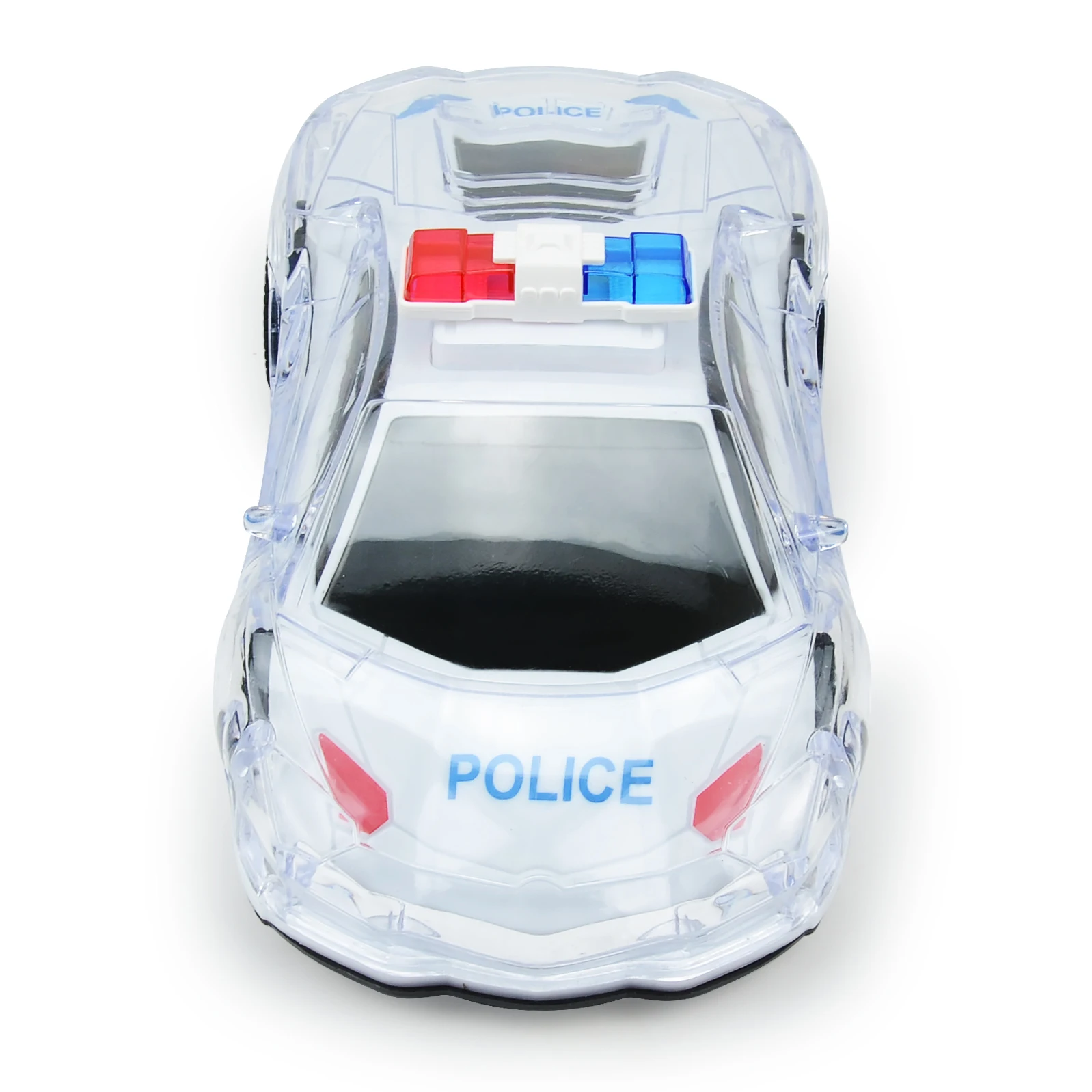 RC masina de jucarie 1:18 simulare de control de la distanță masina de politie cu lumini și muzica 4-way reîncărcabilă mașină de jucărie pentru băieți și fete cadou . ' - ' . 1