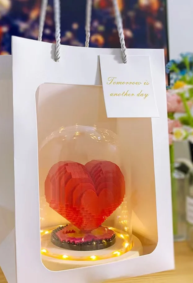 ROSHK handmade cadou DIY auto-a făcut luminos capac de sticla-cadou geanta . ' - ' . 1