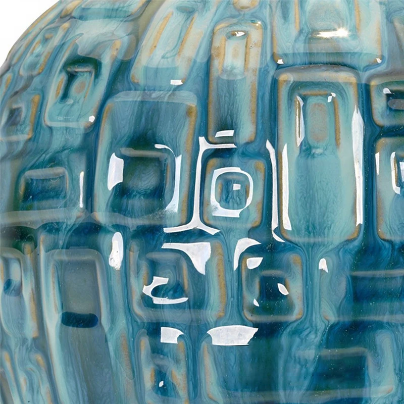 TYLA de Ceramică Contemporană, Lampa de Masa LED-uri Creative Stil American Birou Albastru Lumină pentru Decor Acasă Living Dormitor . ' - ' . 1
