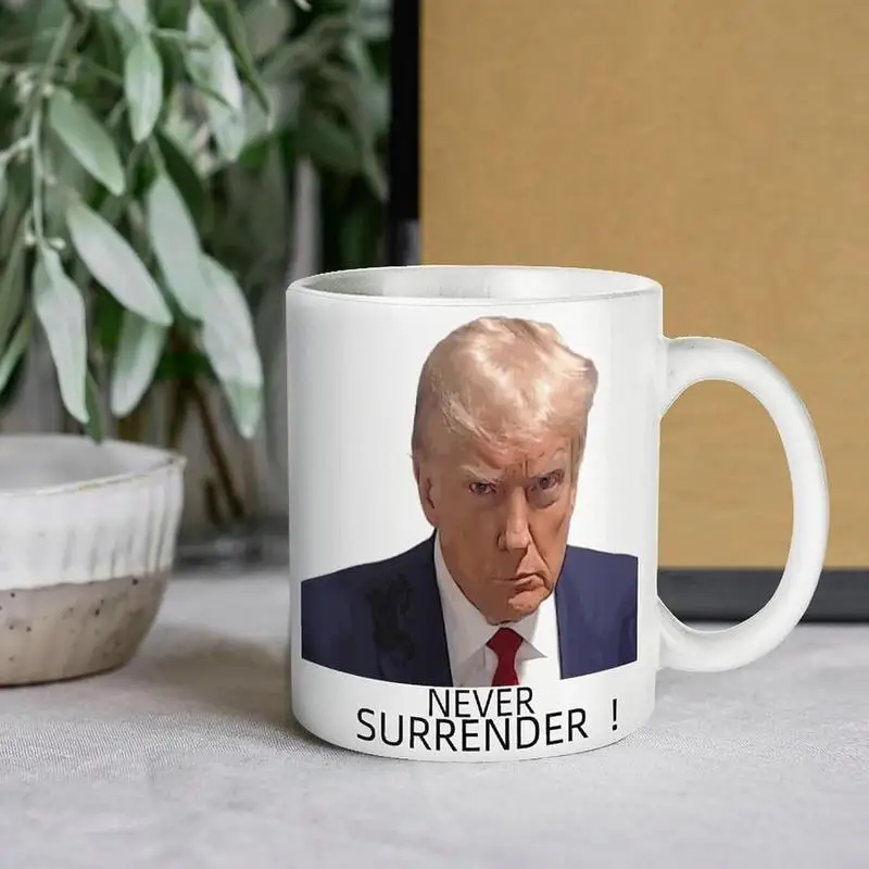 Trump Cana Trump Împușcat Cana Ceramica Donald Trump Cafea Cana De Ceai Drinkware Cadou Tipărite Imagine Ceașcă De Ceai Cana Pentru Adulti, Copii . ' - ' . 1