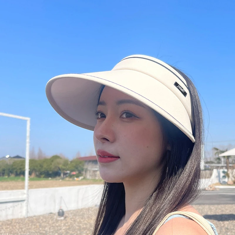 Vara Pliabil Pliabil Gol pentru Pălării în aer liber pentru Femei Anti-Uv Margine Largă Shell Pălărie Suncreen Plaja Capace Casual Vizor Capac de Golf . ' - ' . 1
