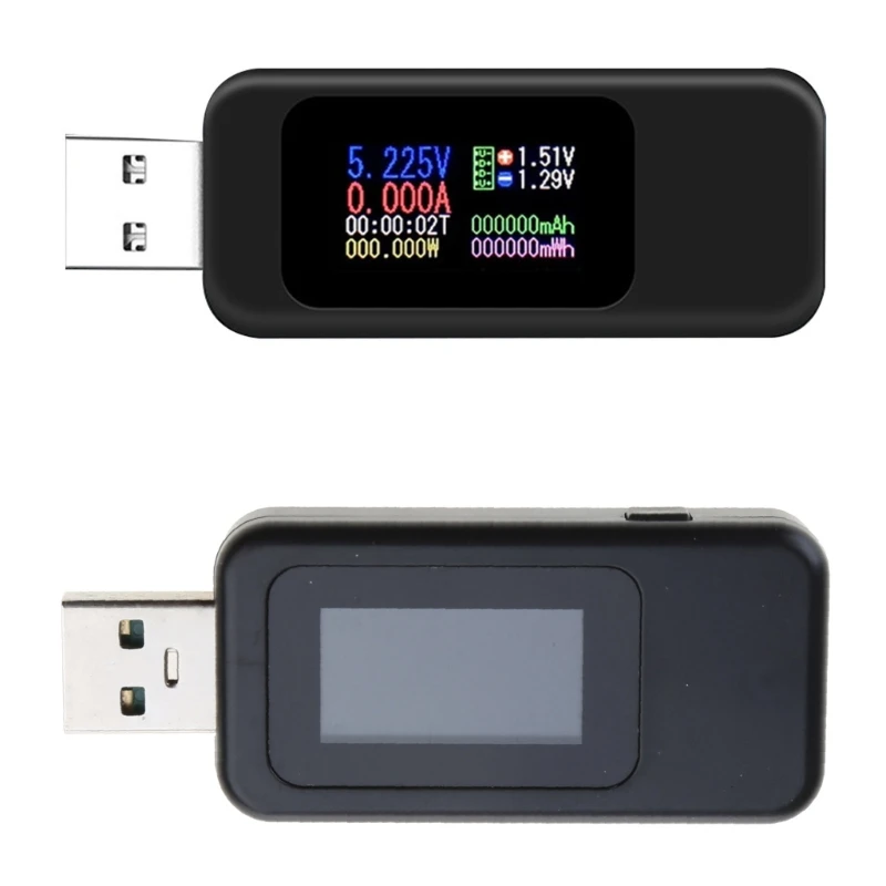 & Curent Tester Tester USB Voltmetru Contor Contor de Curent Multimetru . ' - ' . 1