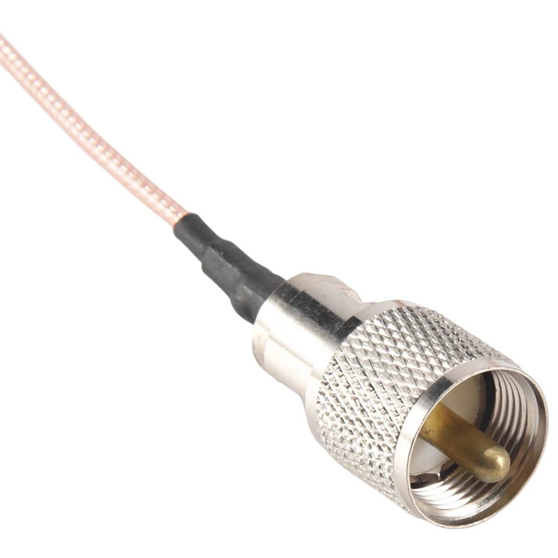 16.4 Ft (5M) SO239 de sex Masculin Pentru a PL259 de sex Feminin Unghi Drept Cablu Antena Cablu Coaxial Cablu de Extensie . ' - ' . 2