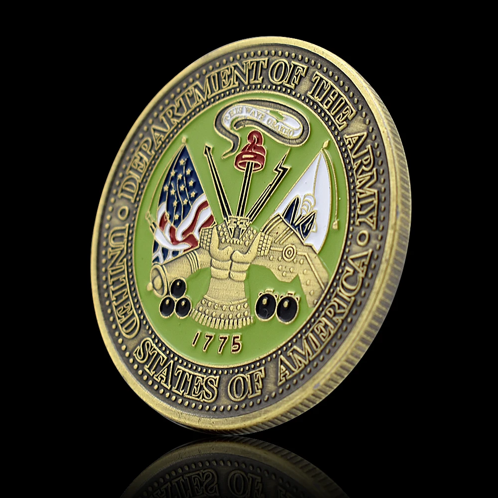 1775 Ani Departamentul de Armata Moneda Medic de Bronz Medalie Comemorativă În Capsulă Decor Acasă . ' - ' . 2