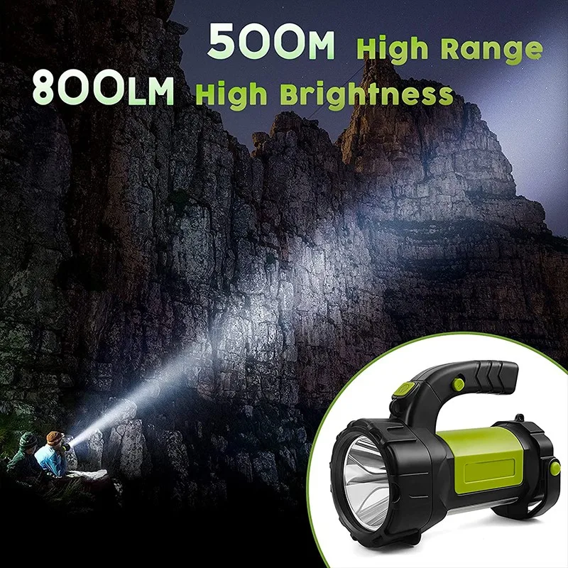20000mAh de Mare Putere Proiector Lanterna USB Reîncărcabilă lumina Reflectoarelor Banca de Putere Puternic, rezistent la apa Lanterna Camping Lanterne . ' - ' . 2