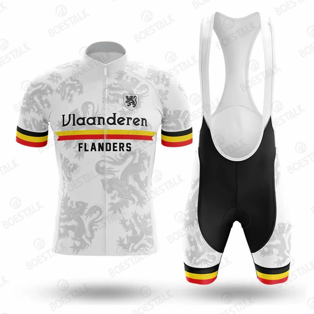 2023 VLAANDEREN FLANDRA Ciclism Jersey Set Belgia Îmbrăcăminte de Biciclete Road Biciclete Tricouri Costum de Biciclete Salopete pantaloni Scurți MTB Ropa Maillot . ' - ' . 2