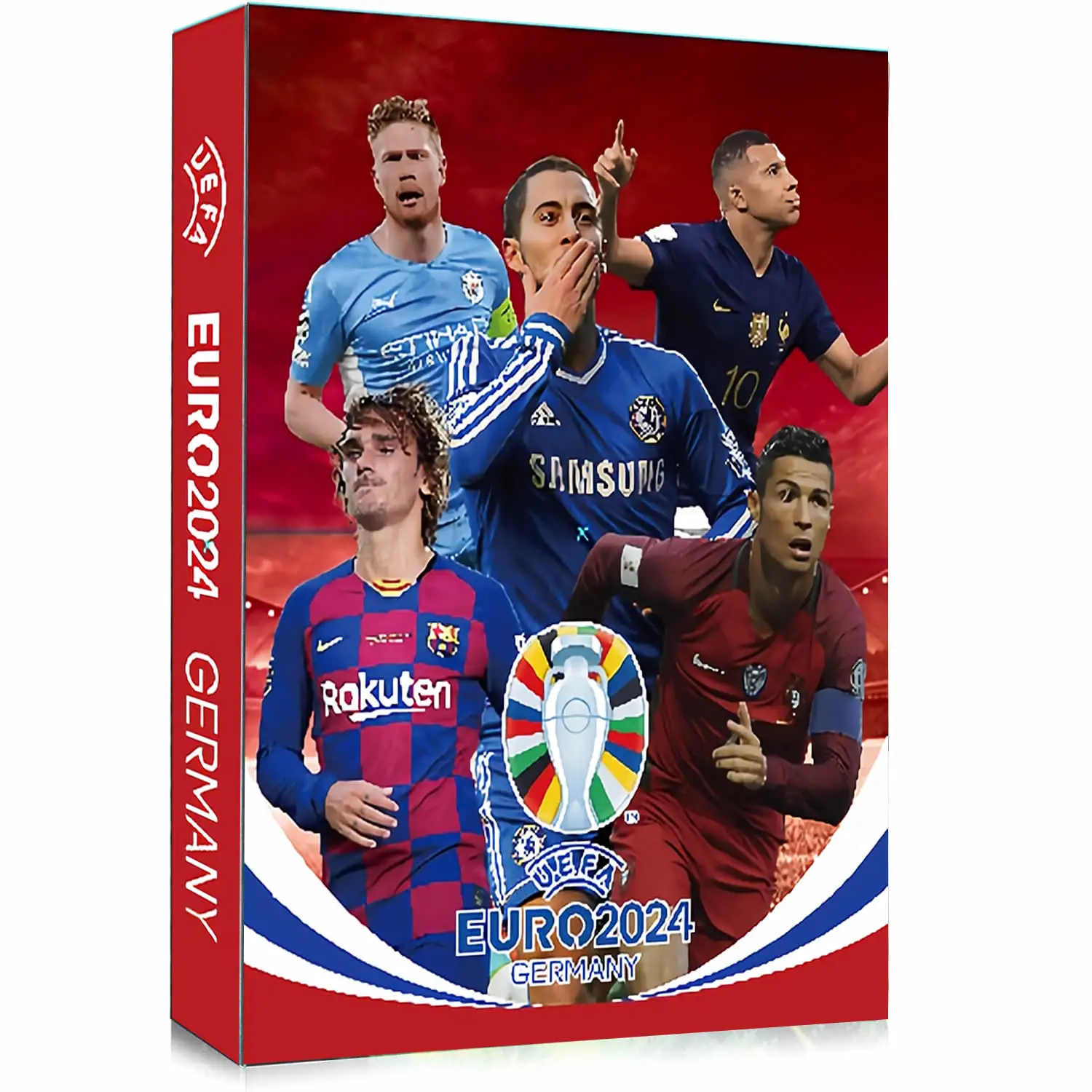 240pcs de Fotbal Steaua Album Carte Carte Messi Stele Golden Card Scrisoare Titularul Liant Harta Ballsuperstar de Colectare Folder Copil Cadou . ' - ' . 2