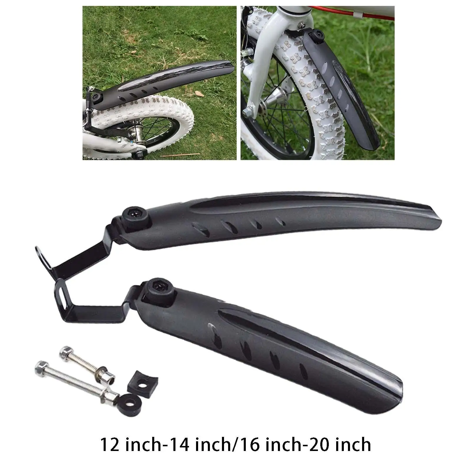 2x Apărători de noroi de Echilibru Usor de Pliere Biciclete apărătoarea de Noroi pentru BMX Unelte de pescuit Fixe Electric . ' - ' . 2