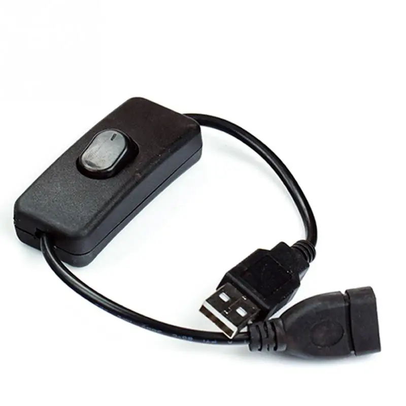 30cm Cablu USB Cu Comutator ON/OFF, Cablu de Extensie de Comutare Pentru USB, Lampa USB Fan Linia de Alimentare cu Energie Durabil Adaptor . ' - ' . 2