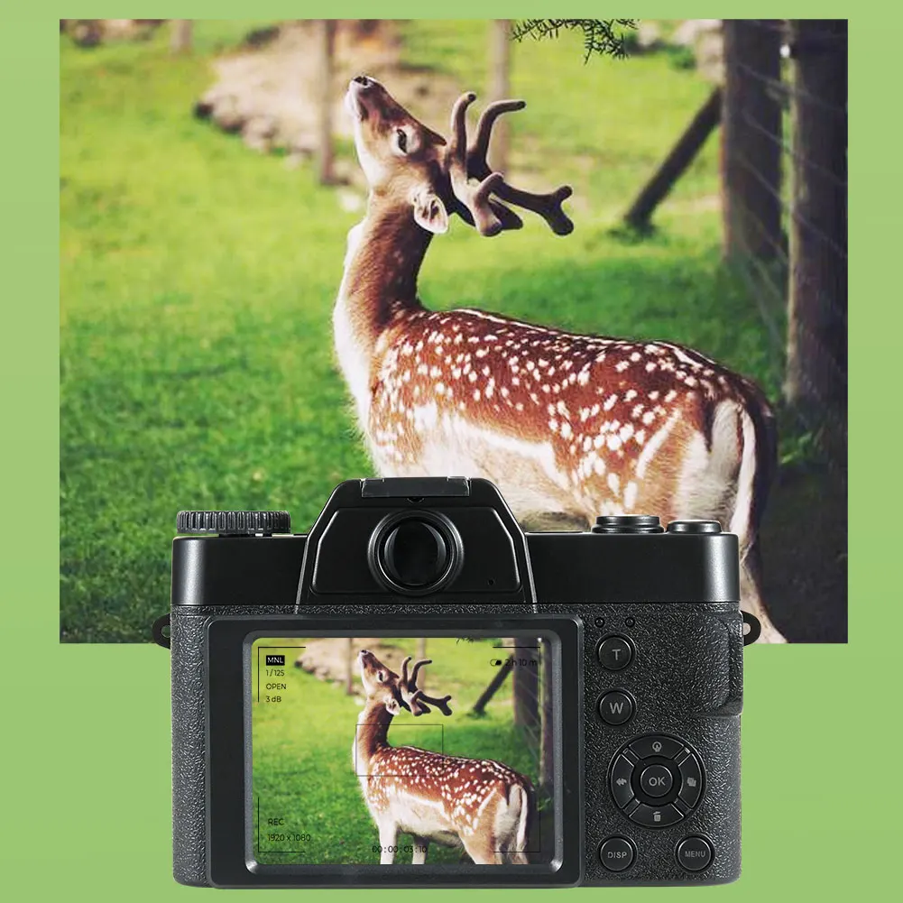 4K HD Retro camera Video Anti-shake aparat de Fotografiat Digital Auto Focus 48MP Călătorie aparat de Fotografiat Portabil Integrat de Înregistrare 16X Zoom Suport TF . ' - ' . 2