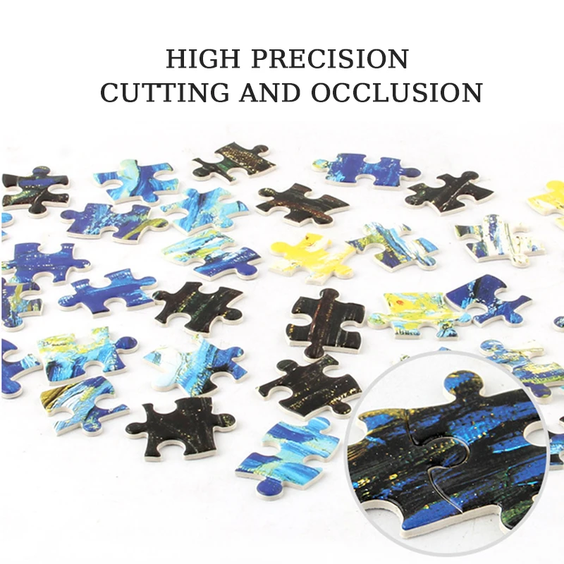 70*50cm Adult Puzzle 1000 Piese Hârtie Jigsaw Puzzle-uri Colorate, Baloane Pictura Celebra Serie Învățare Educație Jucarii artizanale . ' - ' . 2