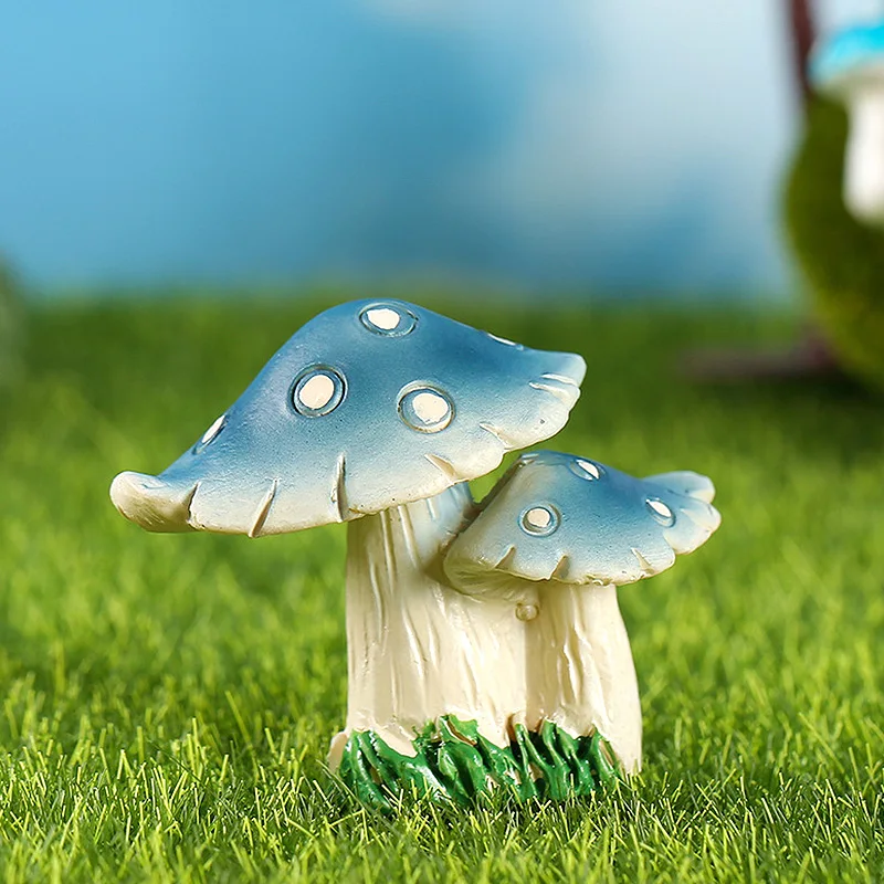 9 Stiluri de 1 BUC Simulare Ciuperci Figurine Vii Drăguț Miniatură Micro Peisaj Peluze Ghivece de Plante Gradinarit Decorare . ' - ' . 2