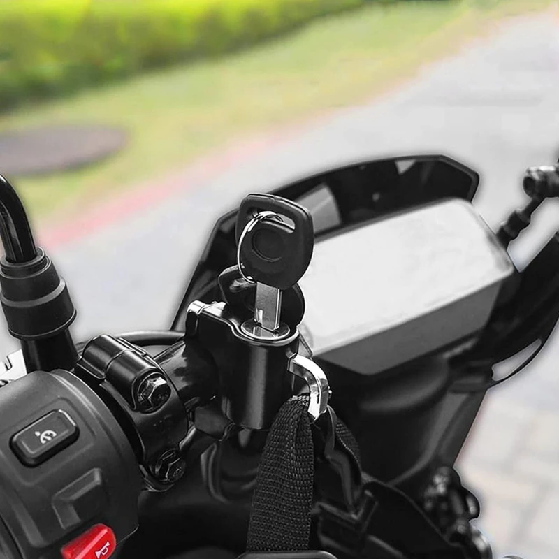 Casca motocicleta de Blocare Anti-Furt Bicicleta Casca Încuietori de Securitate cu 2 Chei și Instrument de Instalare . ' - ' . 2