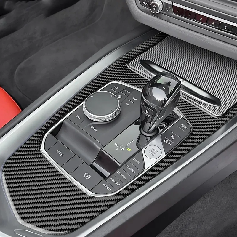 Central Schimbătorului de Viteze Cutie cu Capac Panou Pentru BMW Z4 G29 2019-2022 Mașină de Decor Interior de Înlocuire Autocolant . ' - ' . 2