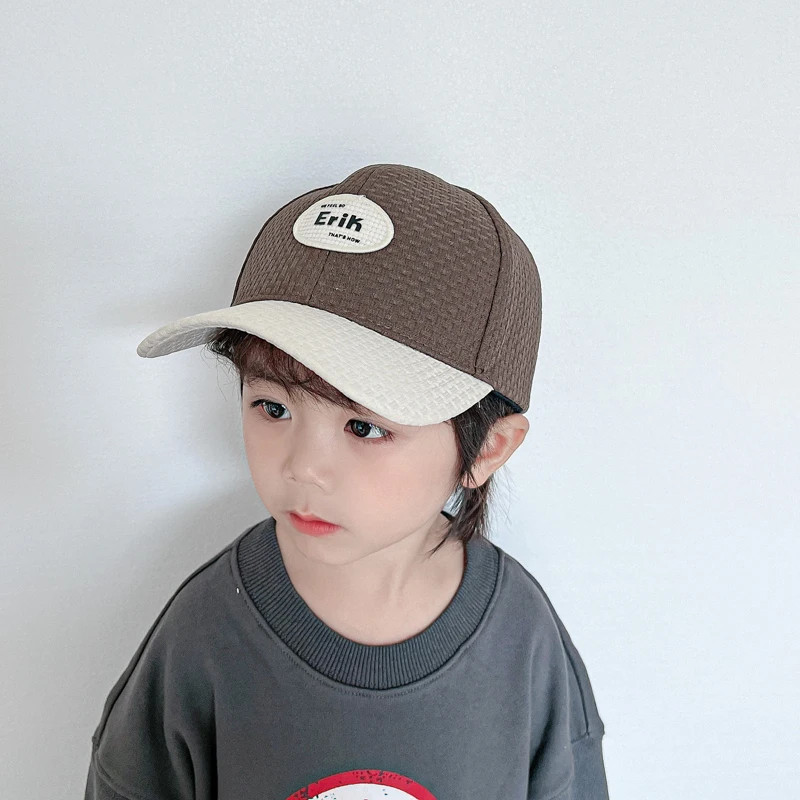 Doitbest Primavara Boy Fata de Capac de Baseball ERIK Litere Eliptice eticheta Copil Pălării de Soare Toamna Copii Copilul a Atins Sepci Snapback Gorras . ' - ' . 2