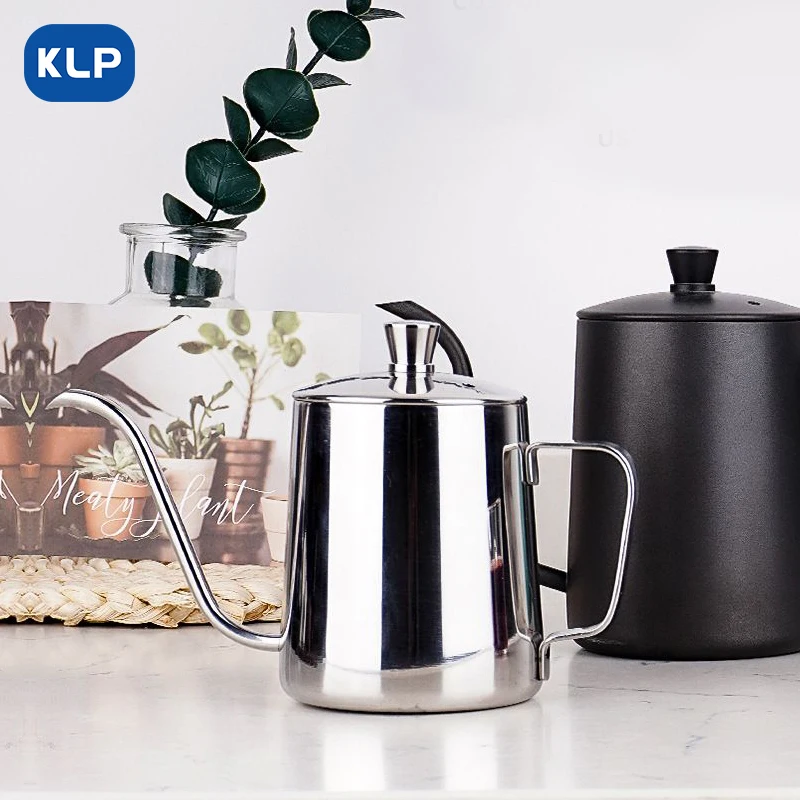 KLP se Toarnă peste filtru de cafea Agățat de ureche din oțel Inoxidabil de uz casnic lung cioc bine gura fierbător picurare fierbător . ' - ' . 2