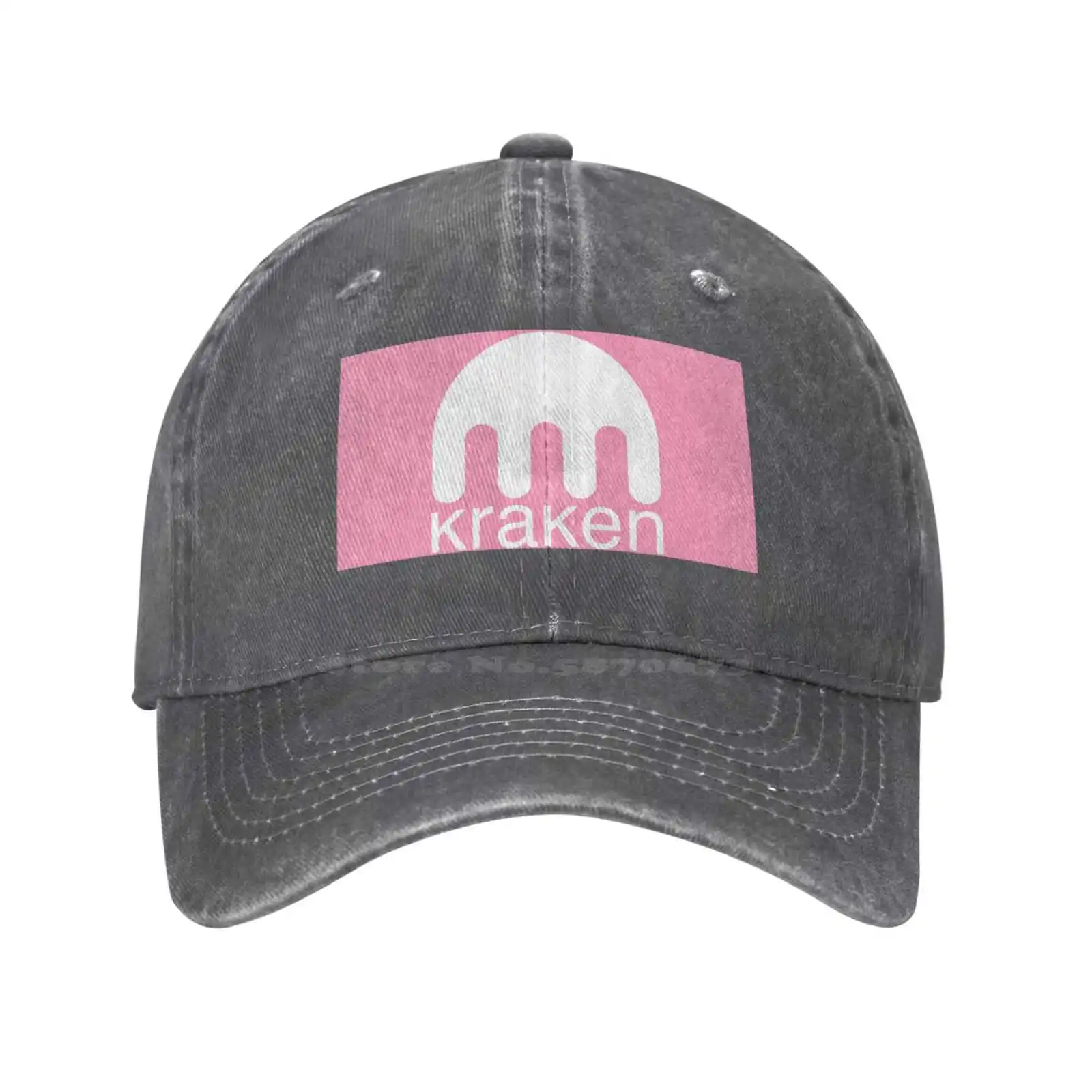 Kraken logo-ul de Moda Denim de calitate capac Tricotate pălărie de Baseball capac . ' - ' . 2