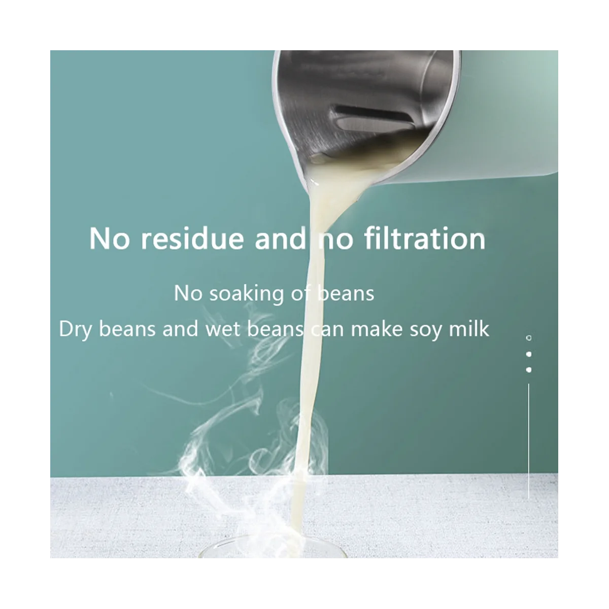 Lapte de soia Filtru de Alimente Blender Storcator Electric de Cereale Polizor de Soia Lapte Mașină Filtru-Gratuit Mixer Verde UE Plug . ' - ' . 2