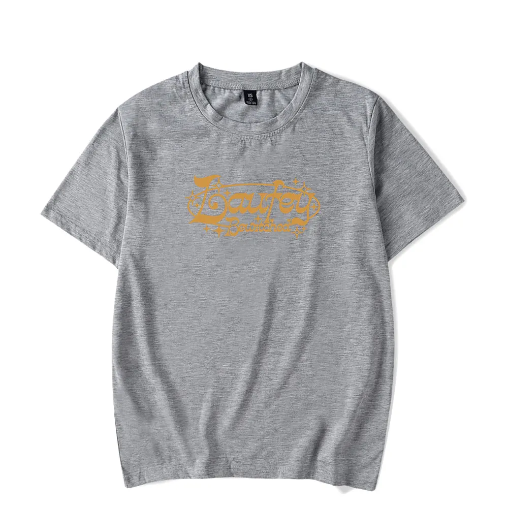 Laufey Cosmic Copilul Maneci Scurte Tee Femei Bărbați Crewneck Moda T-shirt . ' - ' . 2