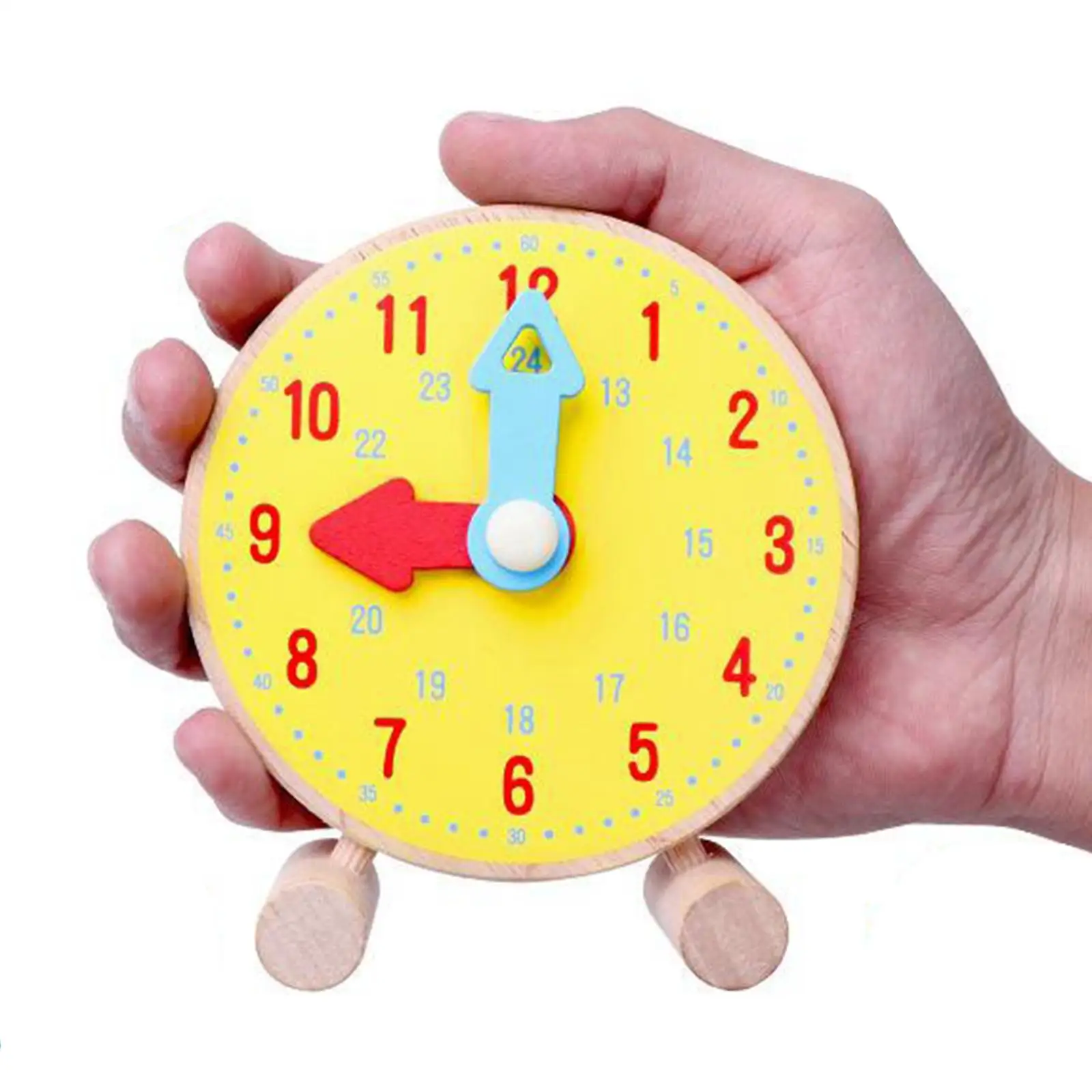 Lemn De Predare Ceas De Învățare Pentru A Spune Timp Învățământ Preșcolar Ceas . ' - ' . 2