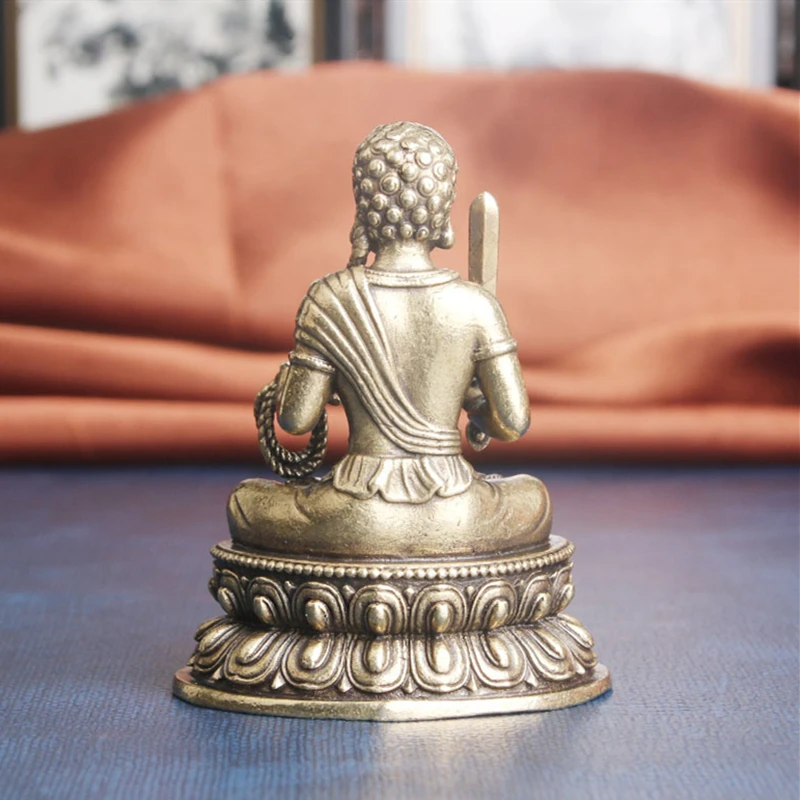 Miniatura Figuri Budiste Bronz Retro Imobil Buddha Forme De Artizanat Tantric Acasă Colectare Altare Desktop Decorative . ' - ' . 2