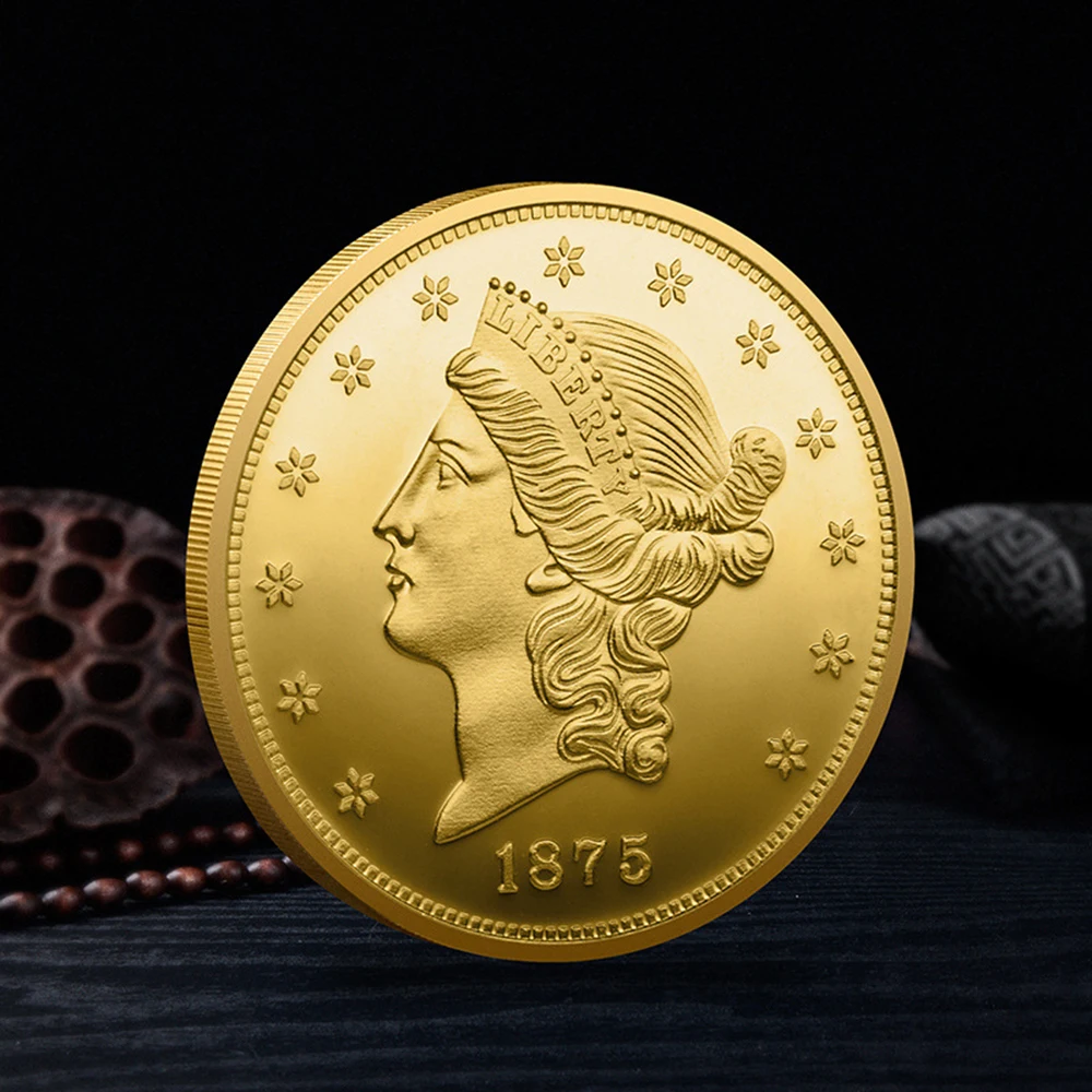 NE Statuia Libertății Suveniruri și Cadouri Placat cu Aur de Monede Sigiliu al SUA Vultur Pleșuv Provocare Monede Monede Comemorative . ' - ' . 2