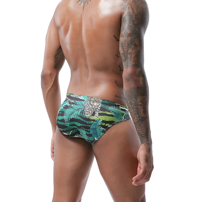 Noi Mens Inota Boxeri Sexy Scurte Homme Împinge Respirabil Pad pentru Bărbați costume de Baie, pantaloni Scurți de Plajă, înot Chiloți Swimsuir . ' - ' . 2