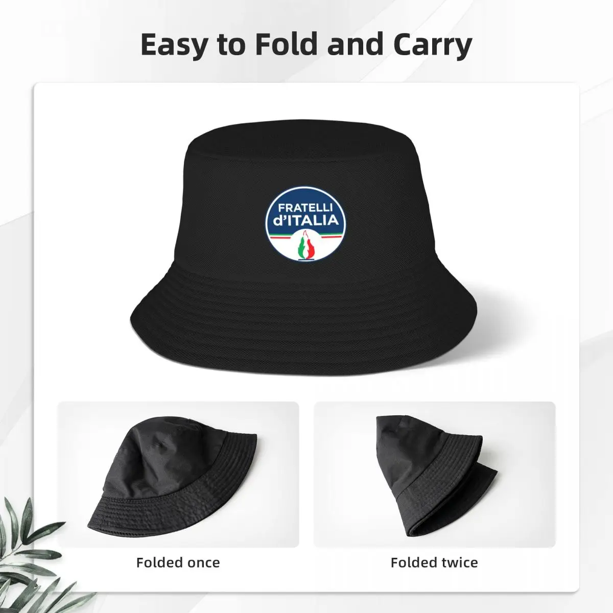 Noul Fratelli d ' Italia Găleată Pălărie Brand de Lux Uzură Golf Beach pălării personalizate Man Hat pentru Femei . ' - ' . 2