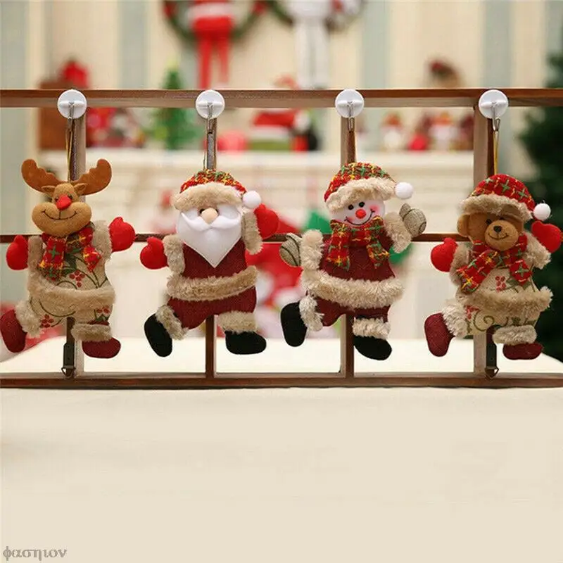 Pomul De Crăciun Accesorii Moș Crăciun, Om De Zăpadă Elan Agățat Decoratiuni De Craciun Decor Acasă Dans Papusa Navidad Se Căsătorească De Crăciun . ' - ' . 2