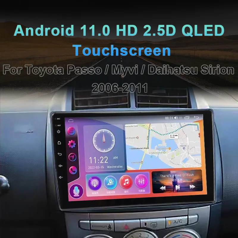 QSZN Pentru Toyota Passo Daihatsu Boon Sirion Subaru Justy honda city Radio Auto Multimedia Player Video, GPS, 4G, Android Carplay 12 . ' - ' . 2