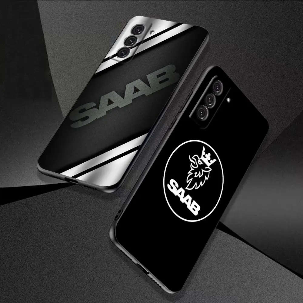 S-Saab Automobile AB logo-ul Funda Coque Caz Pentru Samsung Galaxy S23 S22 S21 S20 FE S10 S10E S9 S8 PLUS ULTRA 5G Caz Capa Shell . ' - ' . 2